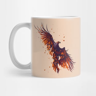 hawk flying Mug